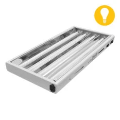 LuxStar T5 2' X 4 Bulb Fixture W/ Bloom Bulbs