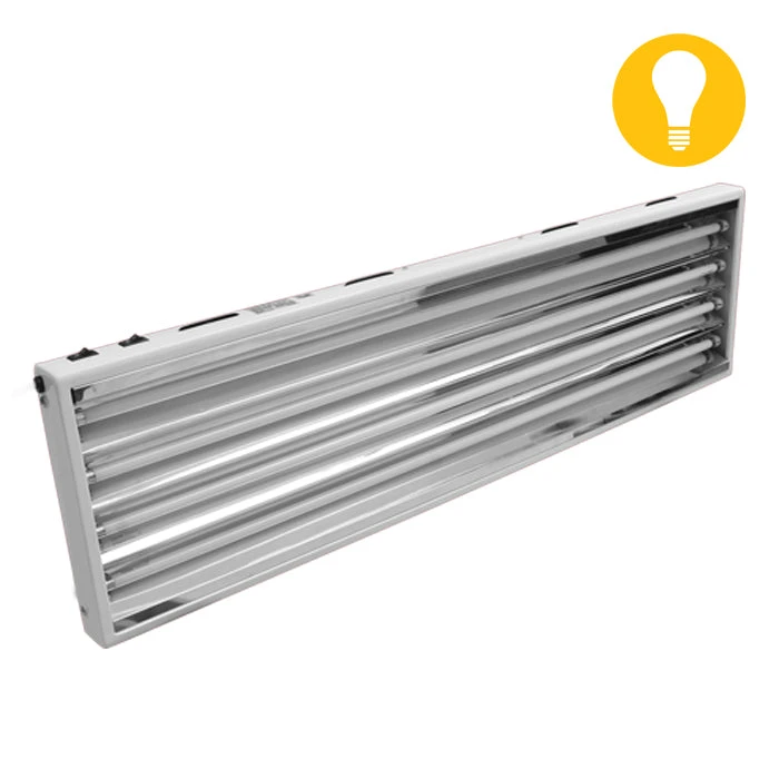 LuxStar T5 4' X 4 Bulb Fixture Bloom Bulbs 1 LuxStar T5 4' X 4 Bulb Fixture Bloom Bulbs