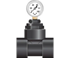 Dilution Solutions 1 1/2 In Pressure Gauge Kit