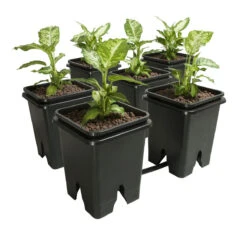 Active Aqua Grow Flow 2.0 Expansion Kit W/six 5 Gal Square Pots
