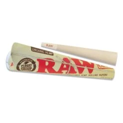 RAW Organic Hemp Cones 1-1/4 6 Cones/Pack - Box Of 32