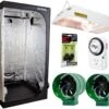 Lighthouse Tent Kit W/Sunburst CMh Grow Light And Ventilation Fans, 4' X 4'