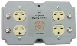 ILS4 4 Lights/Load Switcher, 240V In, 240V Out, 120V Trigger