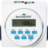 Autopilot Dual Outlet 7-Day Grounded Digital Programmable Timer, 1725W, 15A, 1 Second On/Off
