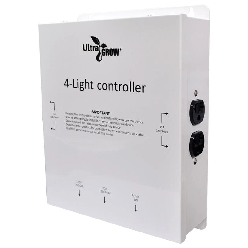 UltraGrow – Light Controller / 4 Outlets With Trigger Cord 1 UltraGrow – Light Controller / 4 Outlets With Trigger Cord